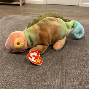 TY Beanie Baby - Iggy the Iguana - NEW WITH TAGS!  vintage toys toy plush kids